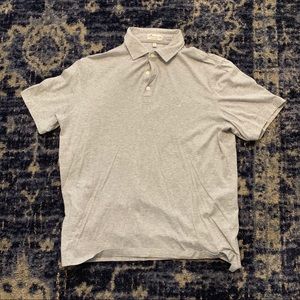 NWOT Peter Millar crown soft grey striped polo